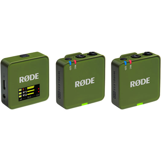 Microfone Wireless Rode Wireless GO Gen 3 Verde