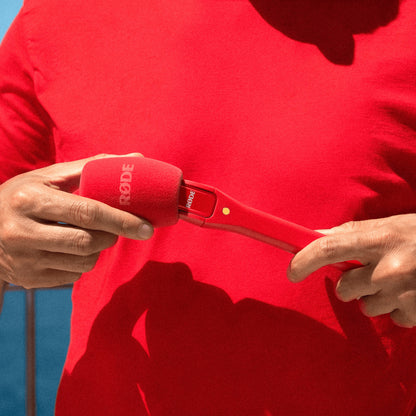 Adaptador de Microfone Rode Interview Micro Vermelho