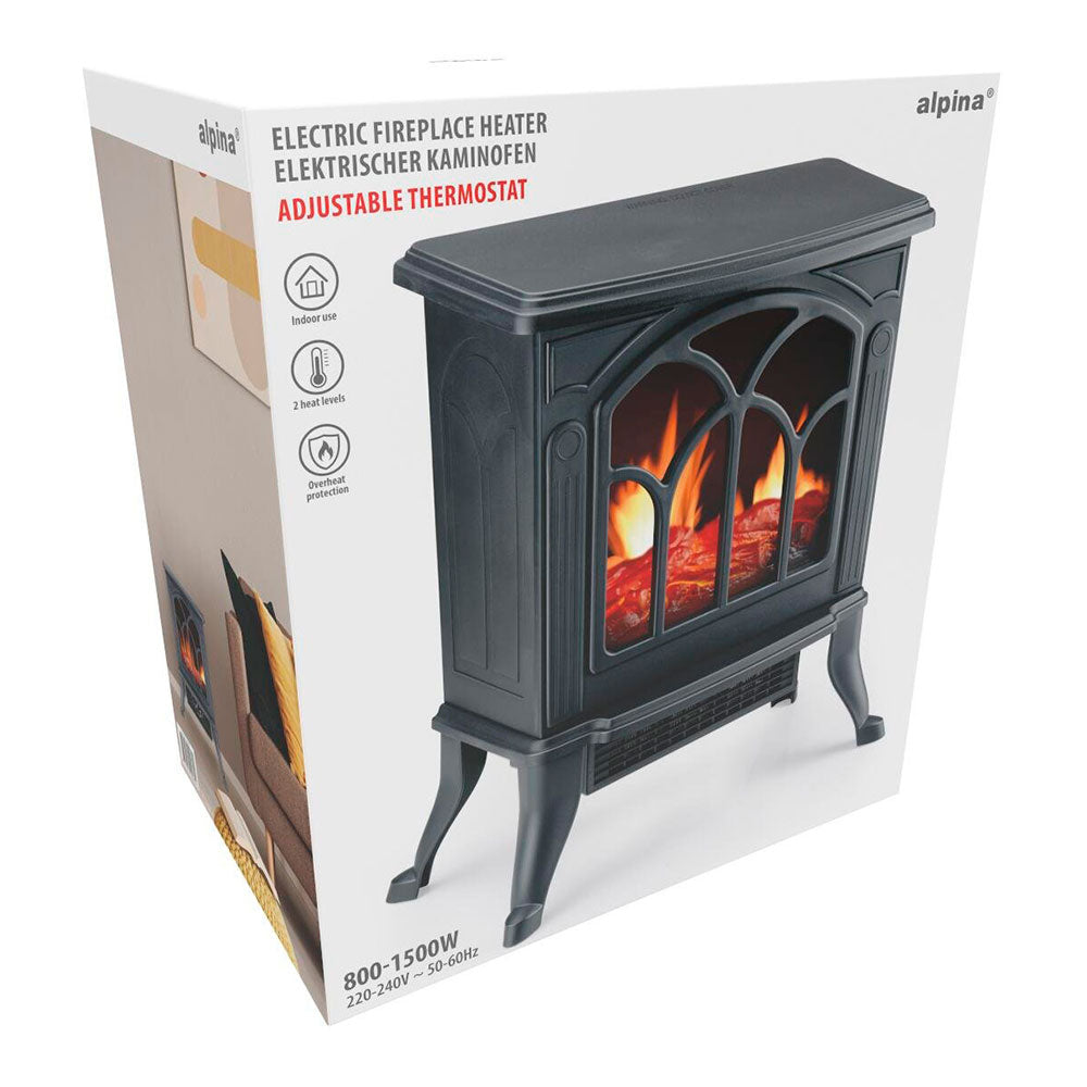Aquecedor / lareira elÃ©trica ptc 800 - 1500 w_0