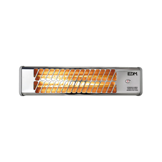 Aquecedor de quartzo para wc, modelo cromo, 600-1200w orientÃ¡vel edm_0