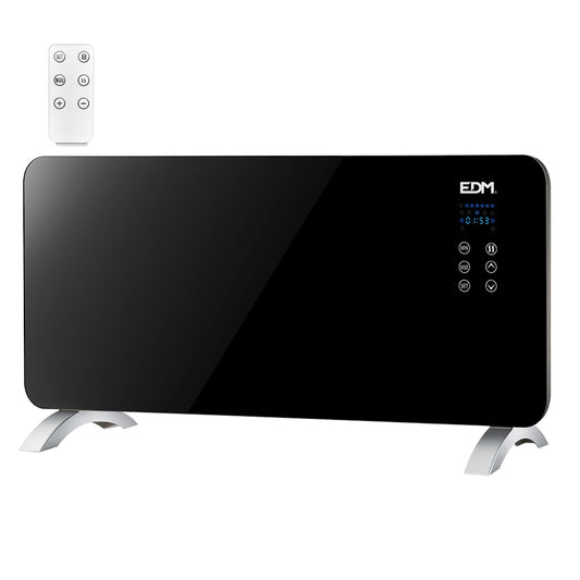 Aquecedor convector com frontal de vidro 2000w edm_0