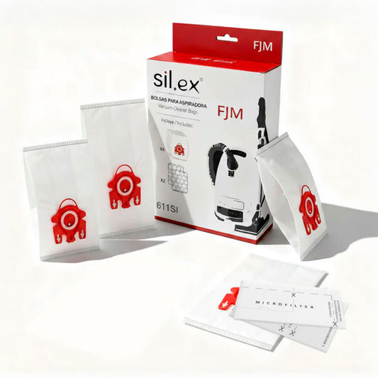 Sacos para aspirador de pÃ³ 4 unidades + 2 filtros adaptÃ¡veis miele fjm_0