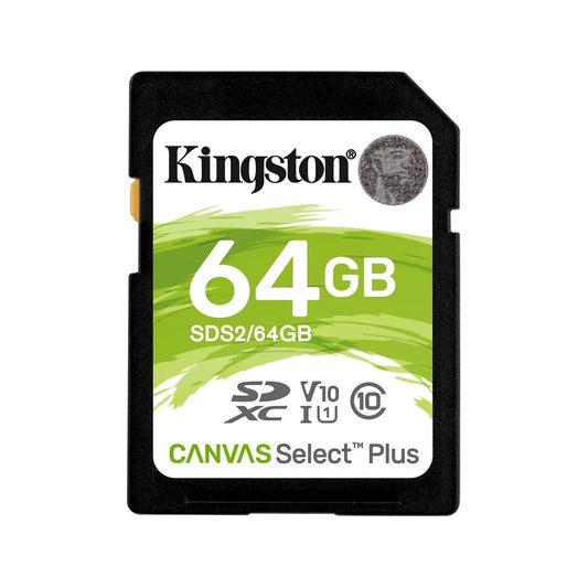 Cartão de Memoria Kingston CANVAS Select Plus 64GB SD XC/  100MBs
