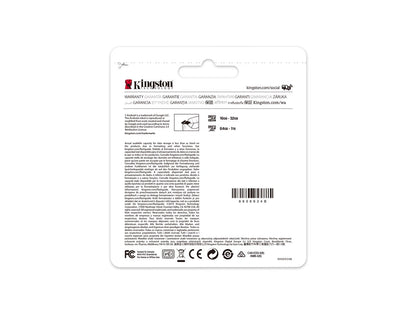Cartão de memória Kingston CANVAS Select Plus 256GB microSD XC/ 100MBs