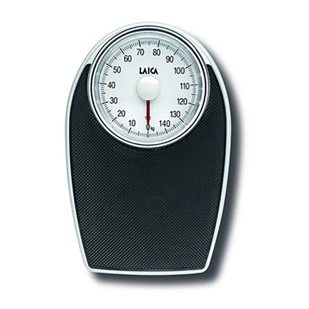 BalanÃ§a analÃ³gica de banho branco/preto, mÃ¡ximo 150 kg_0