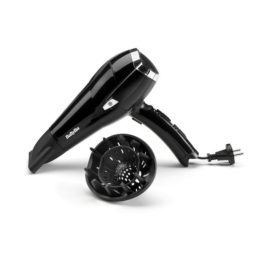 Secador de cabelo preto 2000w com cabo retrÃ¡til_0