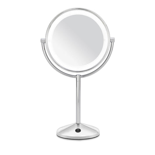 Espelho para maquiagem cromado led x10 aumentos 9436e babyliss_0
