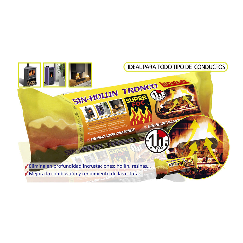 Tronco limpa chaminÃ©s "sin-hollin" 800 g_0
