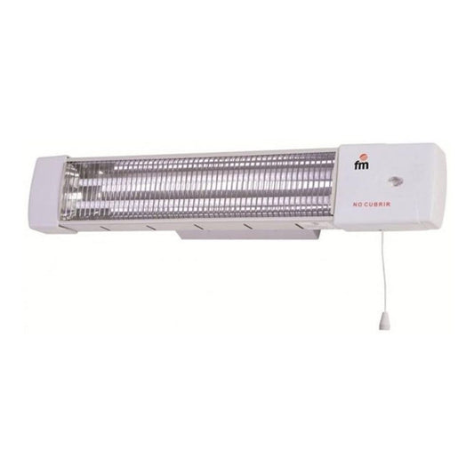 Aquecedor de quartzo 1502-c, para pendurar, 2 barras, 1200 w, branco, 57 x 10 x 11 cm_0