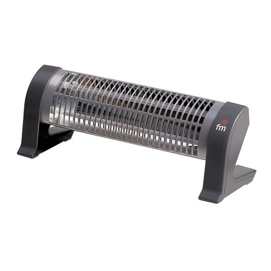 Aquecedor de quartzo 2302-c, de chÃ£o, antiviragem 1200 w, cinzento, 53 x 14,5 x 17,5 cm_0
