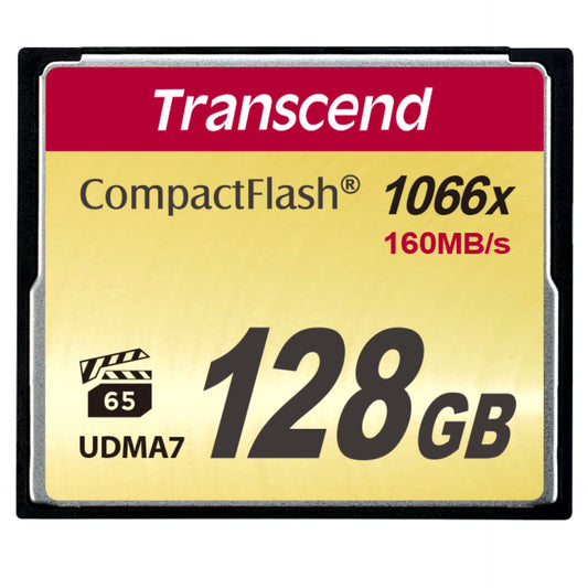Cartão de Memória Transcend CompactFlash 128GB 1000x