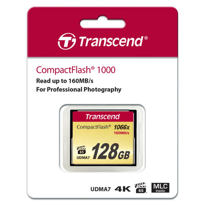 Cartão de Memória Transcend CompactFlash 128GB 1000x