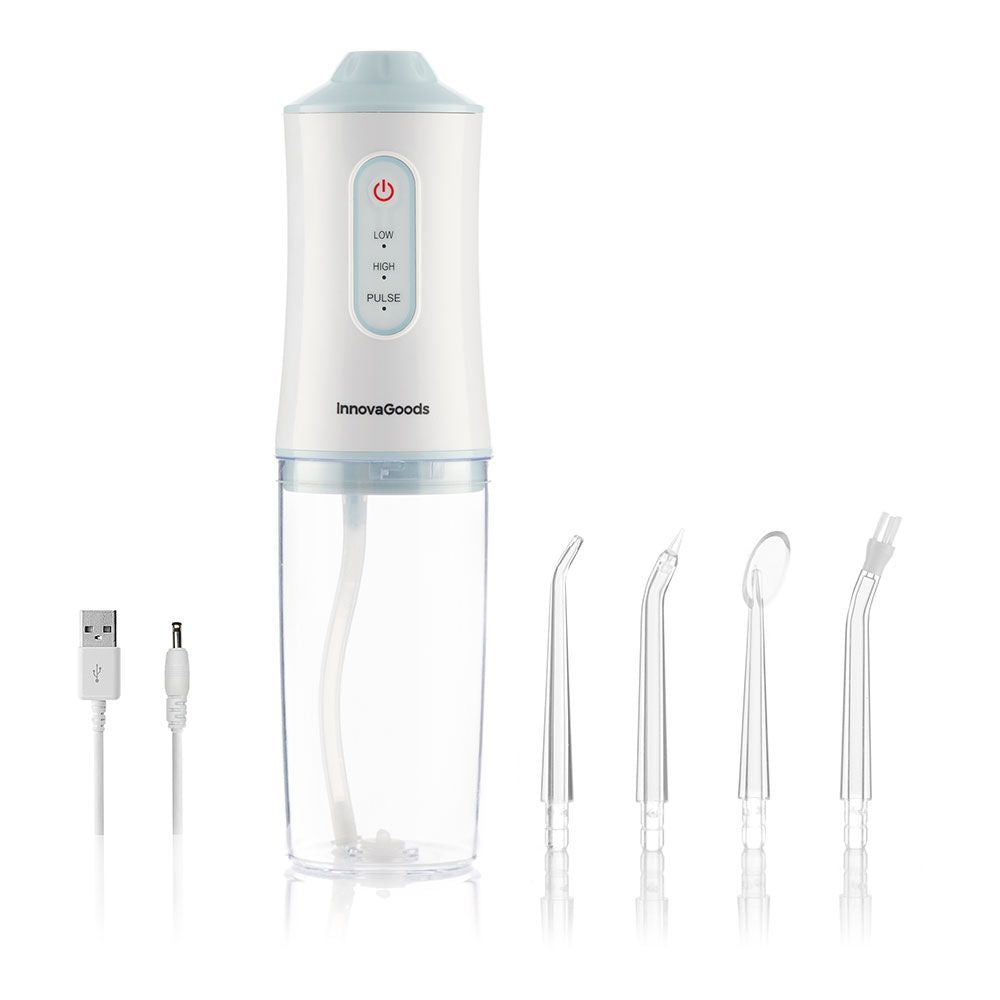 Irrigador dental recarregÃ¡vel portÃ¡til, denter, 4 w, 6 x 6 x 21 cm_0
