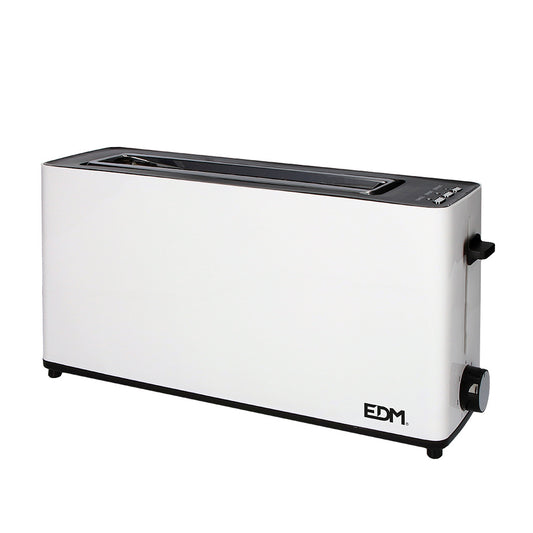 Torradeira 900w ranhura grande white design edm_0