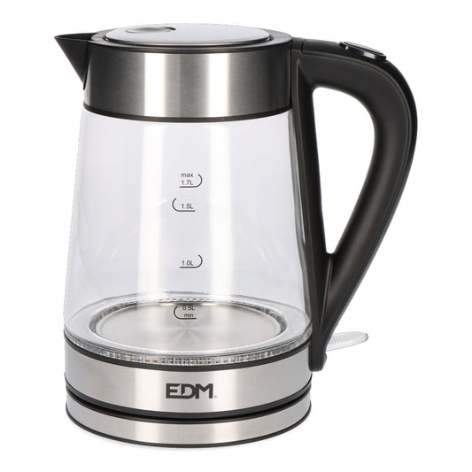 Jarro elÃ©trico de vidro para Ã¡gua 1,7 litros 1850 - 2200w edm_0