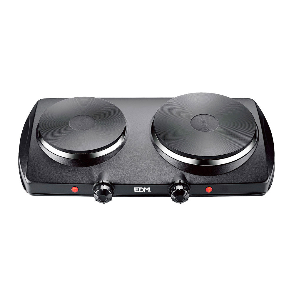 Cozinha eletrica preto 1400w 2 fogos ce/a13 edm_0