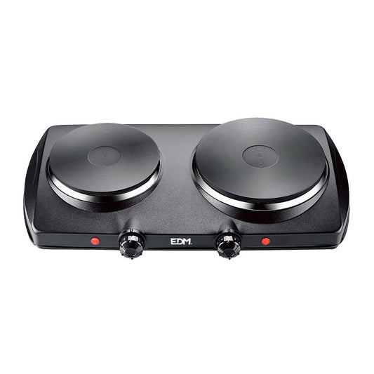 Cozinha eletrica preto 1400w 2 fogos ce/a13 edm_0