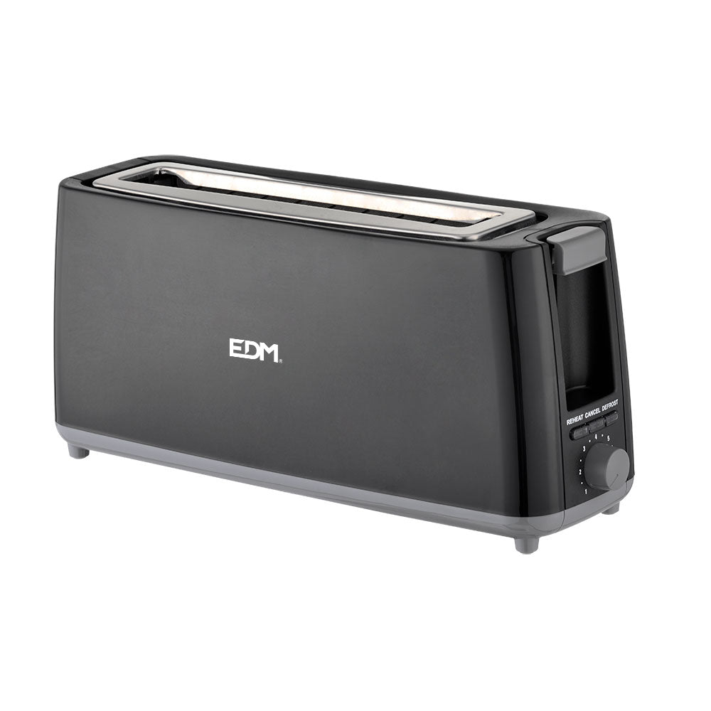 Torradeira ranhura longa black design 900w edm_0