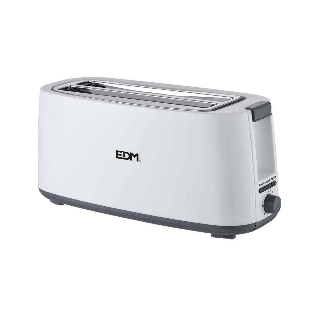 Torradeira ranhura dupla e longa white design 1400w edm_0
