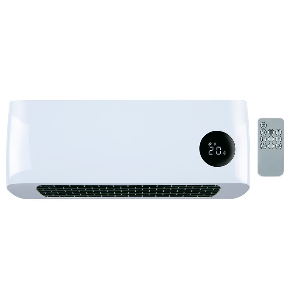 Aquecedor de parede 1000/2000 w, branco 42 x 10,5 x 17,5 cm_0