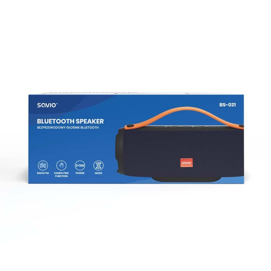ALTAVOZ PORTATIL BLUETOOTH 10W AZUL SAVIO BS-021_0