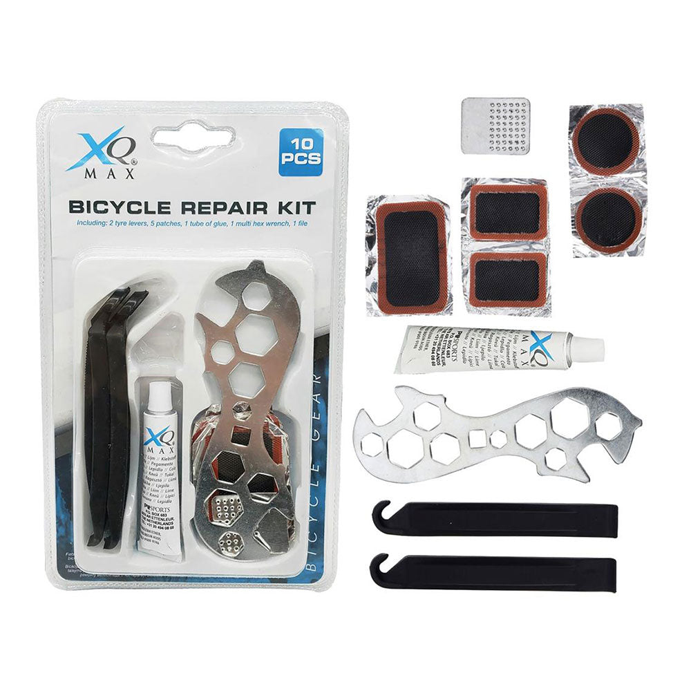 Kit bÃ¡sico reparaÃ§Ã£o rodas bicicleta 10 peÃ§as xqmax_0