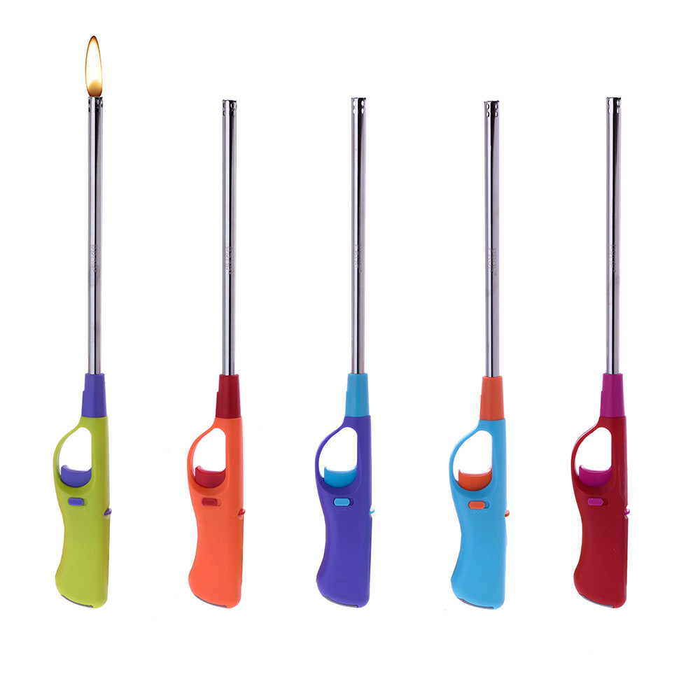 Extra longo isqueiro especial para churrasco recarregÃ¡vel 35x4x2,5cm cores variadas euro/u_0