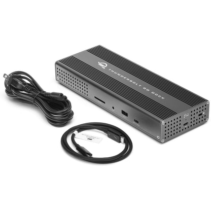 Docking Station OWC Thunderbolt Go Dock Thunderbolt 4 90W Prata