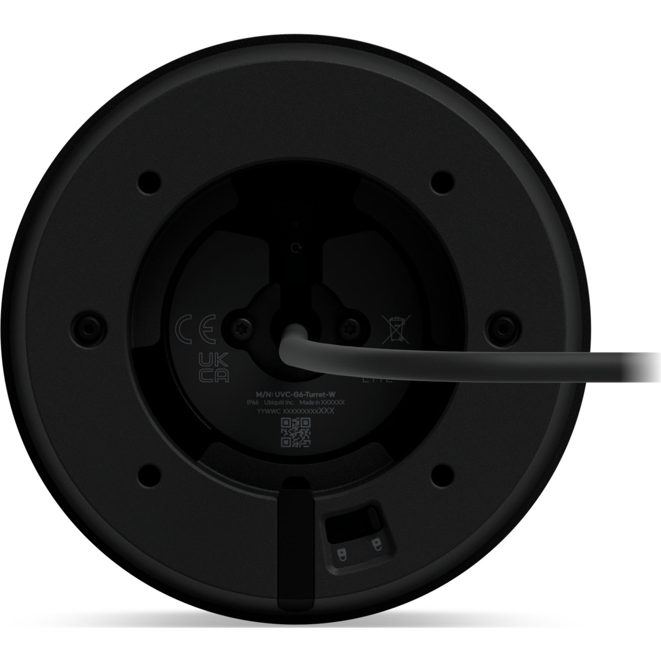 Câmara Vigilância Ubiquiti G6 Turret 4K PoE IP66 Preta