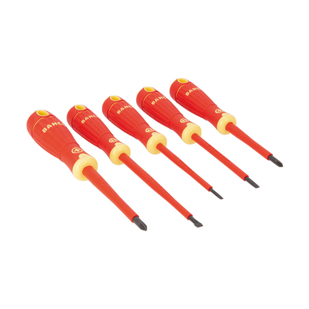 Conjunto de 5 chaves de fenda isoladas bahcofit_0