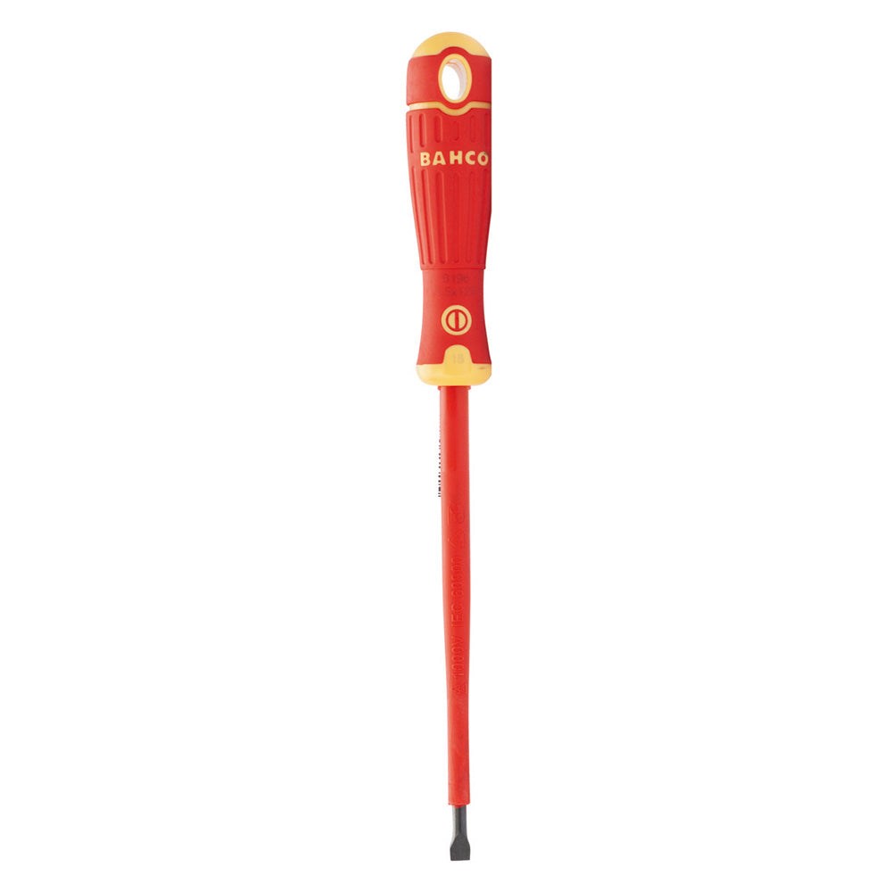 Chave de fendas ponta chata bahcofit vde isolada 0,8 x 4 x 100 mm_0