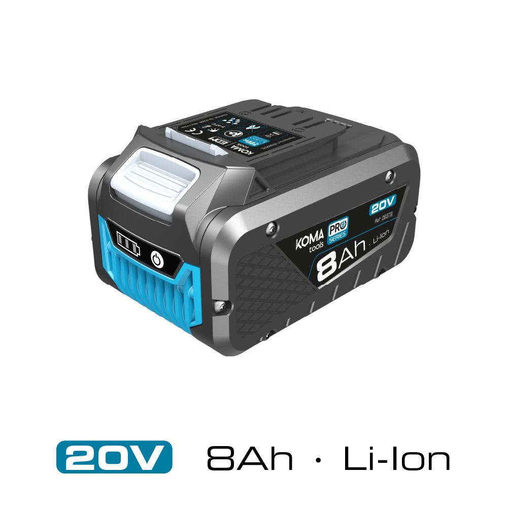 Bateria de ions de lÃ­tio 20 v 8,0 ah 12,5 x 8 x 7 cm_0