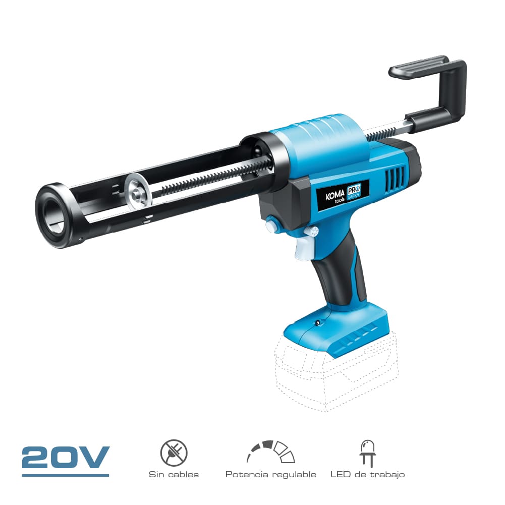 Pistola de silicone 20 v_0