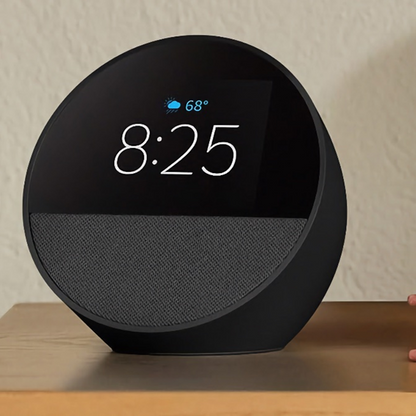 Assistente Virtual Amazon Alexa Echo Spot 2024 / Preto