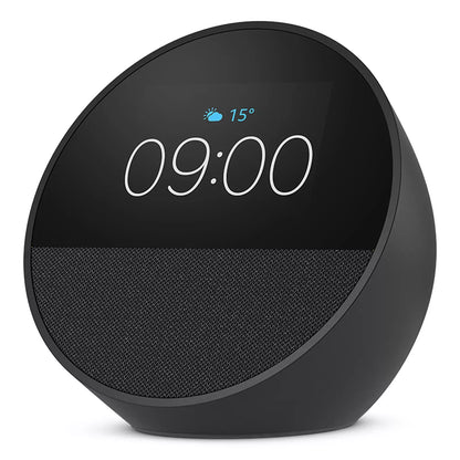 Assistente Virtual Amazon Alexa Echo Spot 2024 / Preto