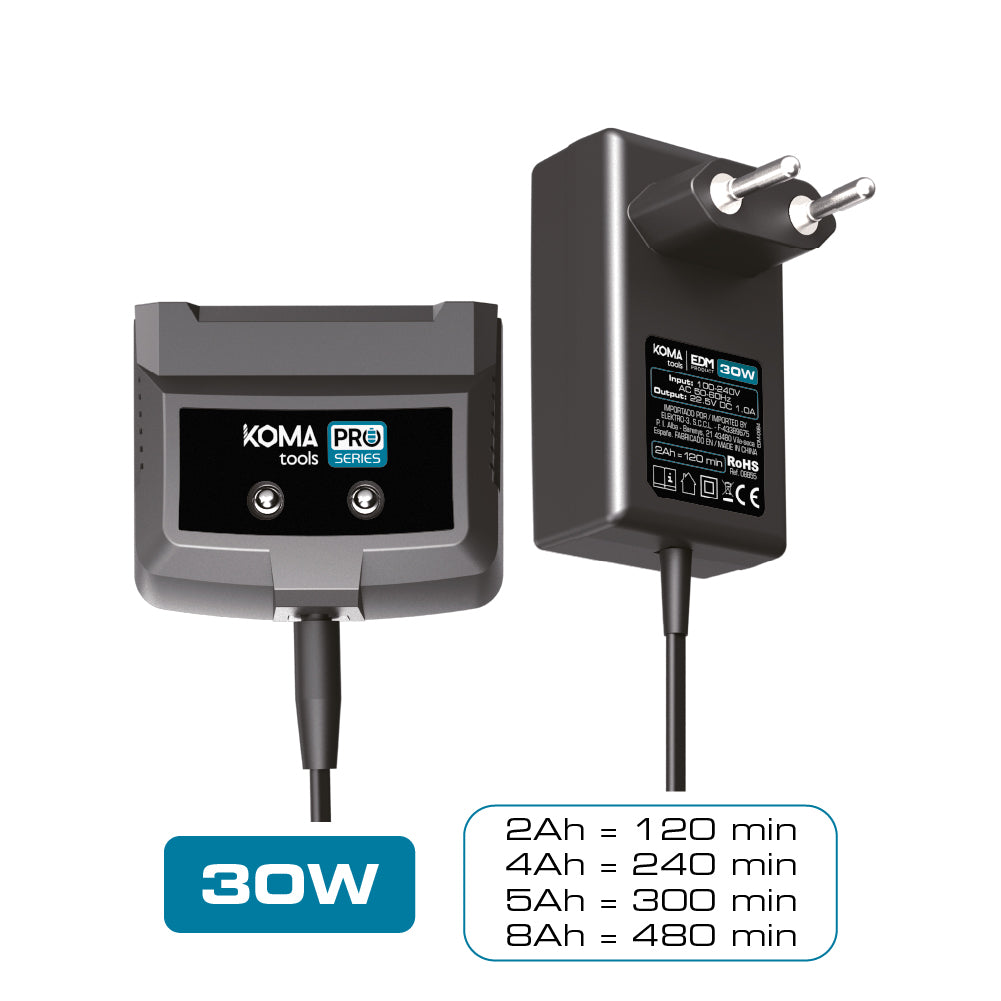 Carregador de bateria 20 v 30 w_0