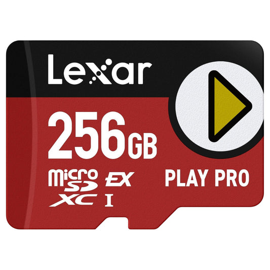 Cartão MicroSD Lexar Play Pro Express 256GB NVMe 900MB/s U3