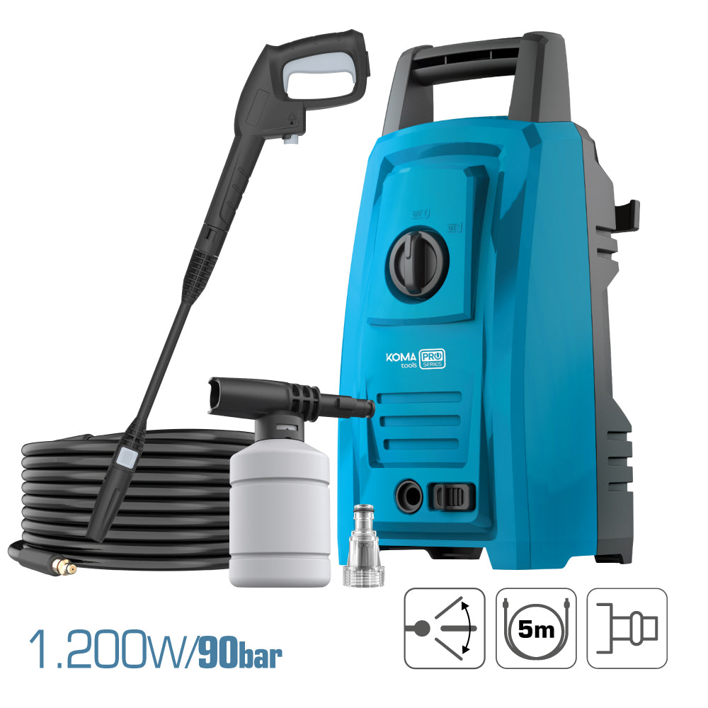 MÃ¡quina de lavar a alta pressÃ£o 1.200w 90 bar koma tools_0