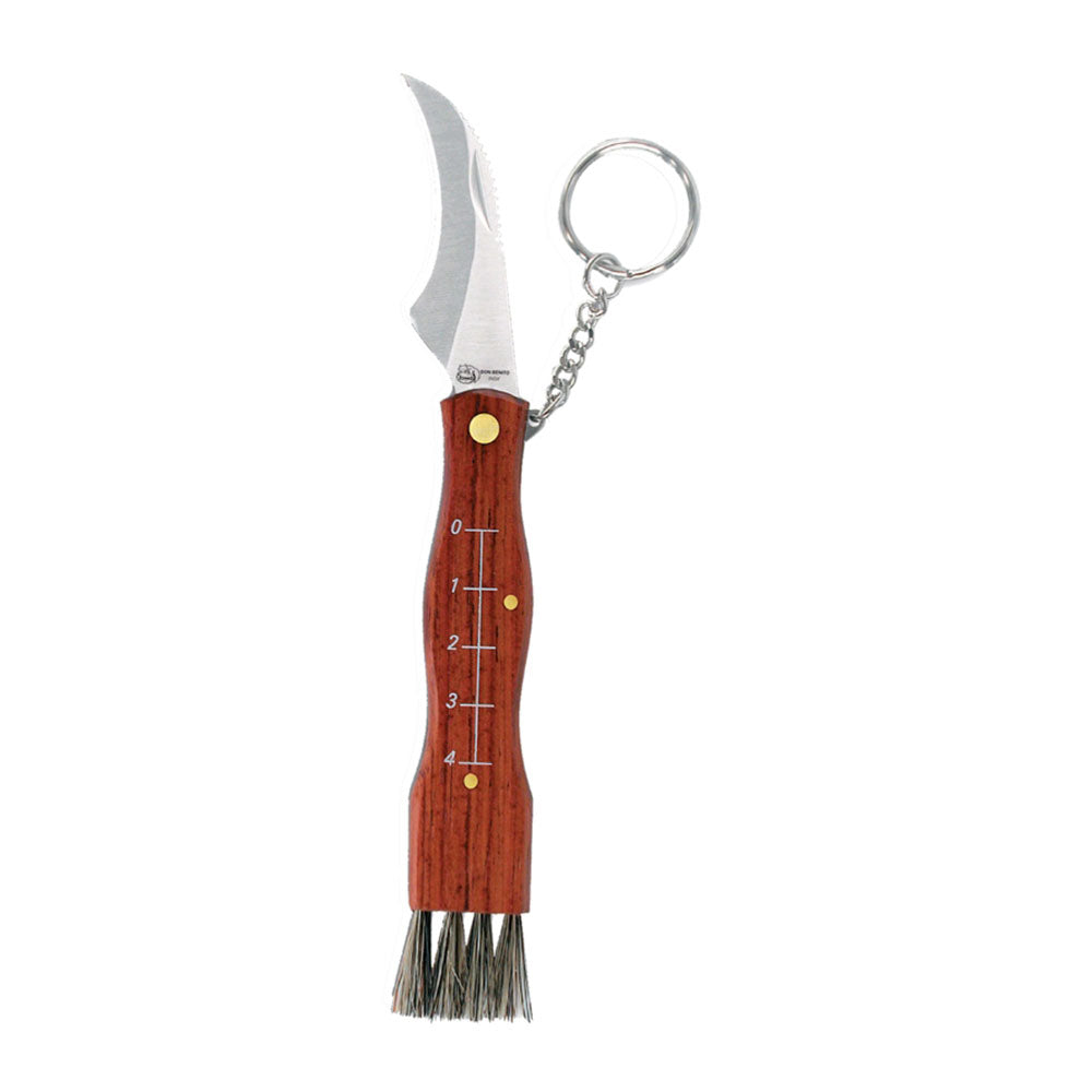 Navalha cogumelos inoxidavel com chaveiro + capa lÃ¢mina 6cm imex el zorro_0