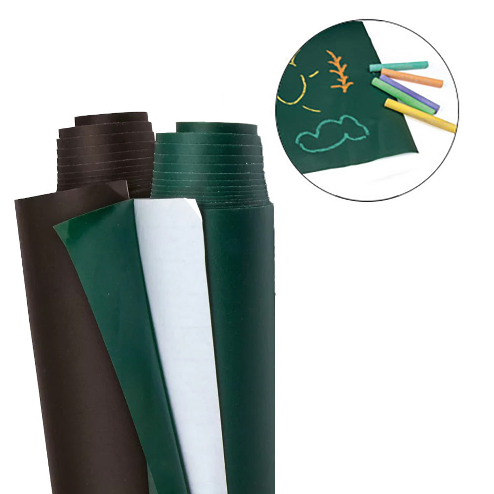 Quadro-preto liderpapel rolo adesivo 45x200cm para giz cores sortidas_0