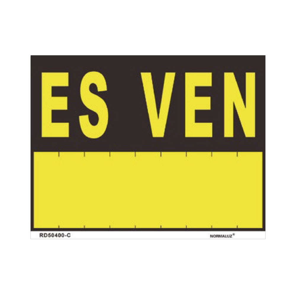Placa "es ven" (pvc 0.4mm) 35x45cm normaluz_0