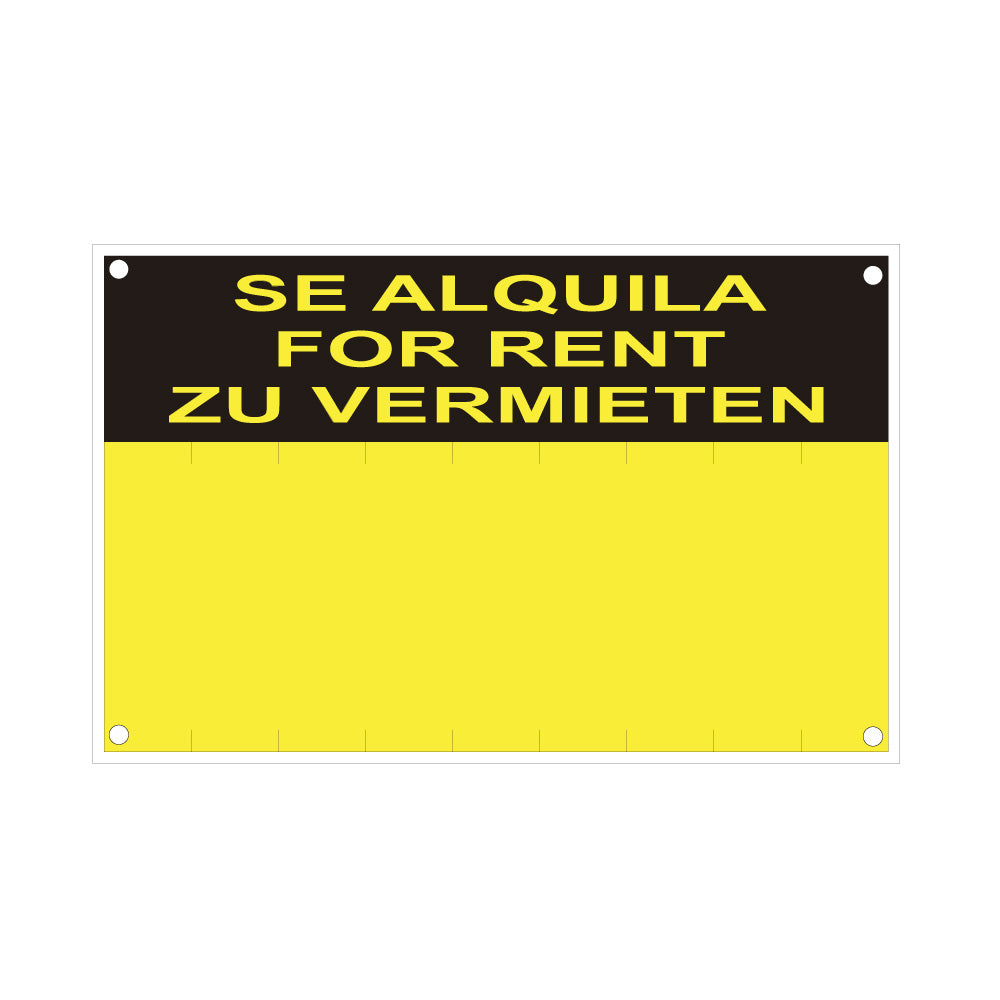 Placa "se vende/for sale/zu verkaufen" (pvc 0.4mm) 45x70cm normaluz_0