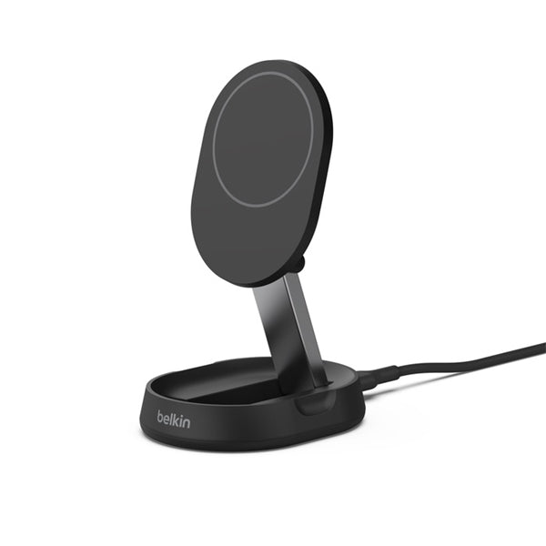 SUPPORTO PER RICARICA WIRELESS QI2 CONVERTIBILE 15W SENZA ALIMENTATORE -NERO_0