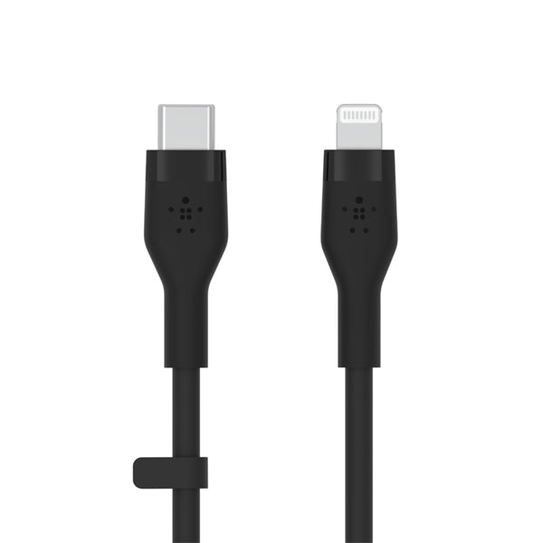 CAVO IN SILICONE DA USB-C A LIGHTNING 3M - NERO_0