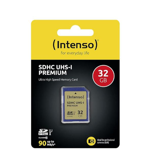 Cartão SDHC Intenso 32GB Classe 10 UHS-I Premium / Preto_0