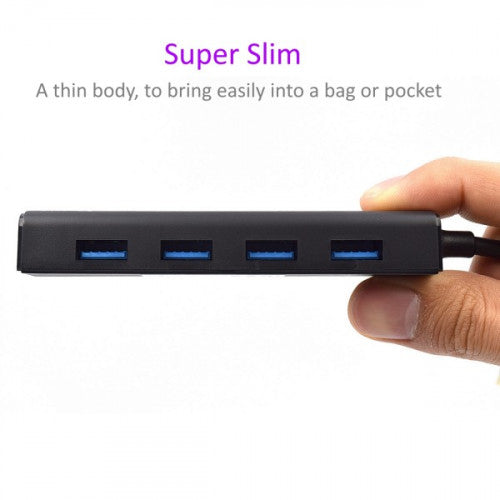 Ewent EW1136 hub de interfaz USB 3.2 Gen 1 (3.1 Gen 1) Type-A 480 Mbit/s Negro_2