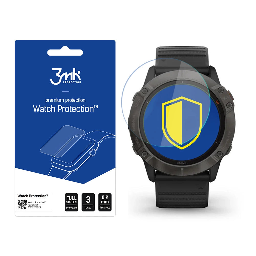 Garmin Fenix 6X Pro - 3mk Watch Protection™ v. FlexibleGlass Lite_0