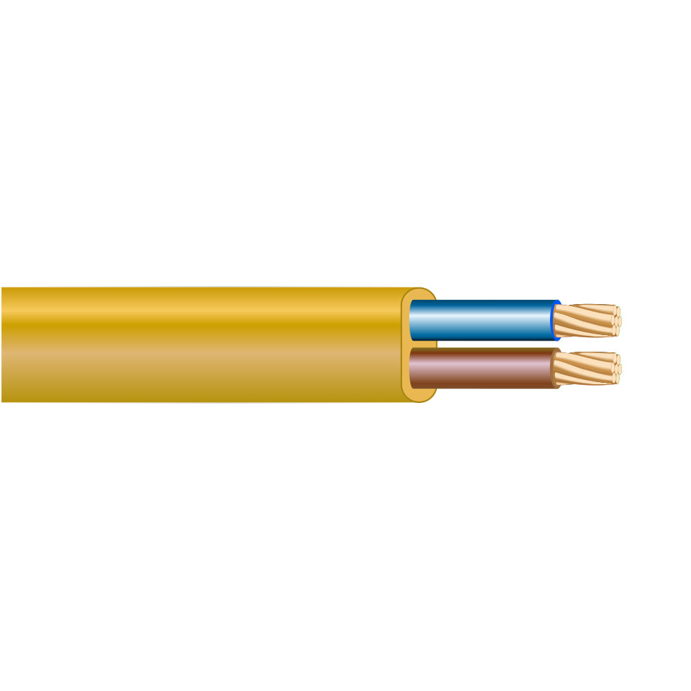 Cabo paralelo h03vvh2-f 2 x 0,75 mmÂ² dourada euro/m_0
