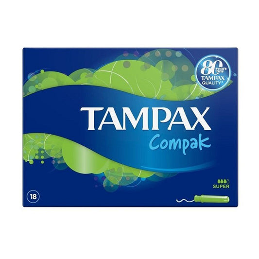 TAMPAX COMPAK COMPRESAS SUPER ABSORCION PACK 18UN_0