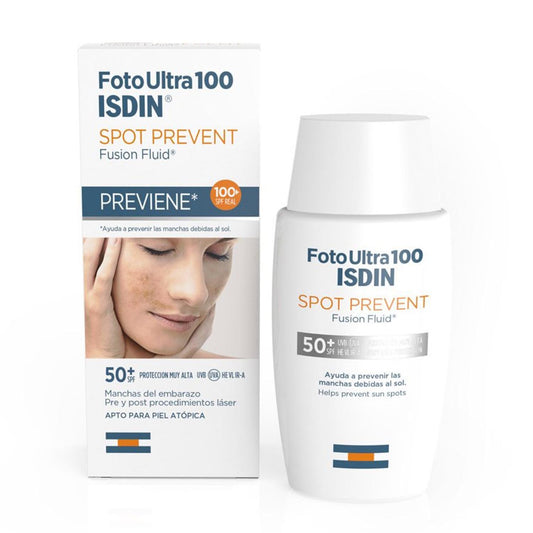 ISDIN FOTOULTRA 100 SPOT PREVENT FLUIDO SPF50+ PIELES ATOPICAS 50ML_0